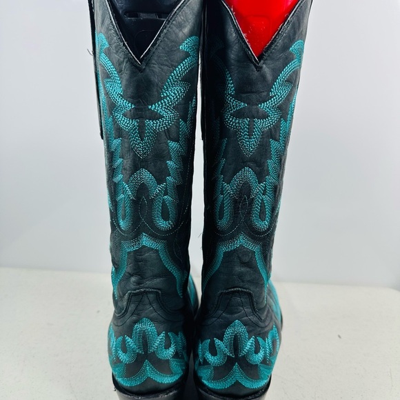 Los Altos Lizard Cowboy Boot 10 M Western Southwestern - Picture 4 of 7